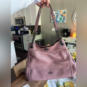 Great coach shoulder bag dusty rose